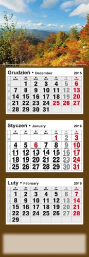 14 III-BIESZCZADY 2016_KALENDARZ
