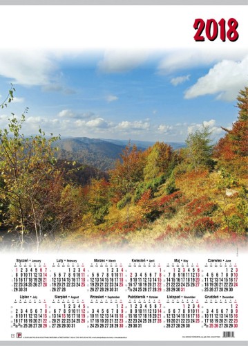 11_B2 kalendarz 2018 bieszczady
