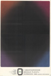 Plakat: "II Międzynarodowe Biennale Plakatu, Warszawa 1968 - autor: Waldemar Świerzy